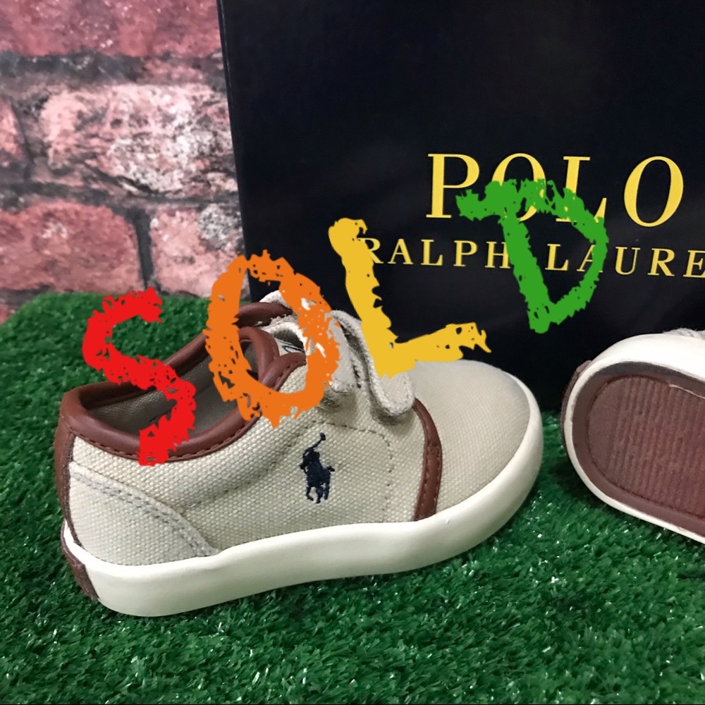 🤑SOLD🤑 Infant/Toddler Boys Polo RL Shoes